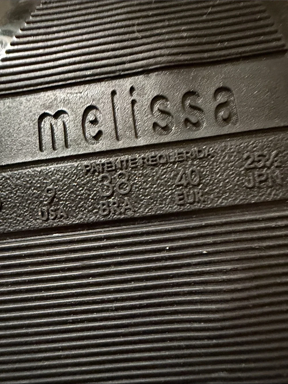 Melissa glossy black